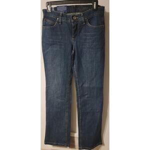 Wrangler Q-Baby Jeans Mid Rise Boot CutZip 5-Pocket Medium Wash Size 1/2x32 NEW